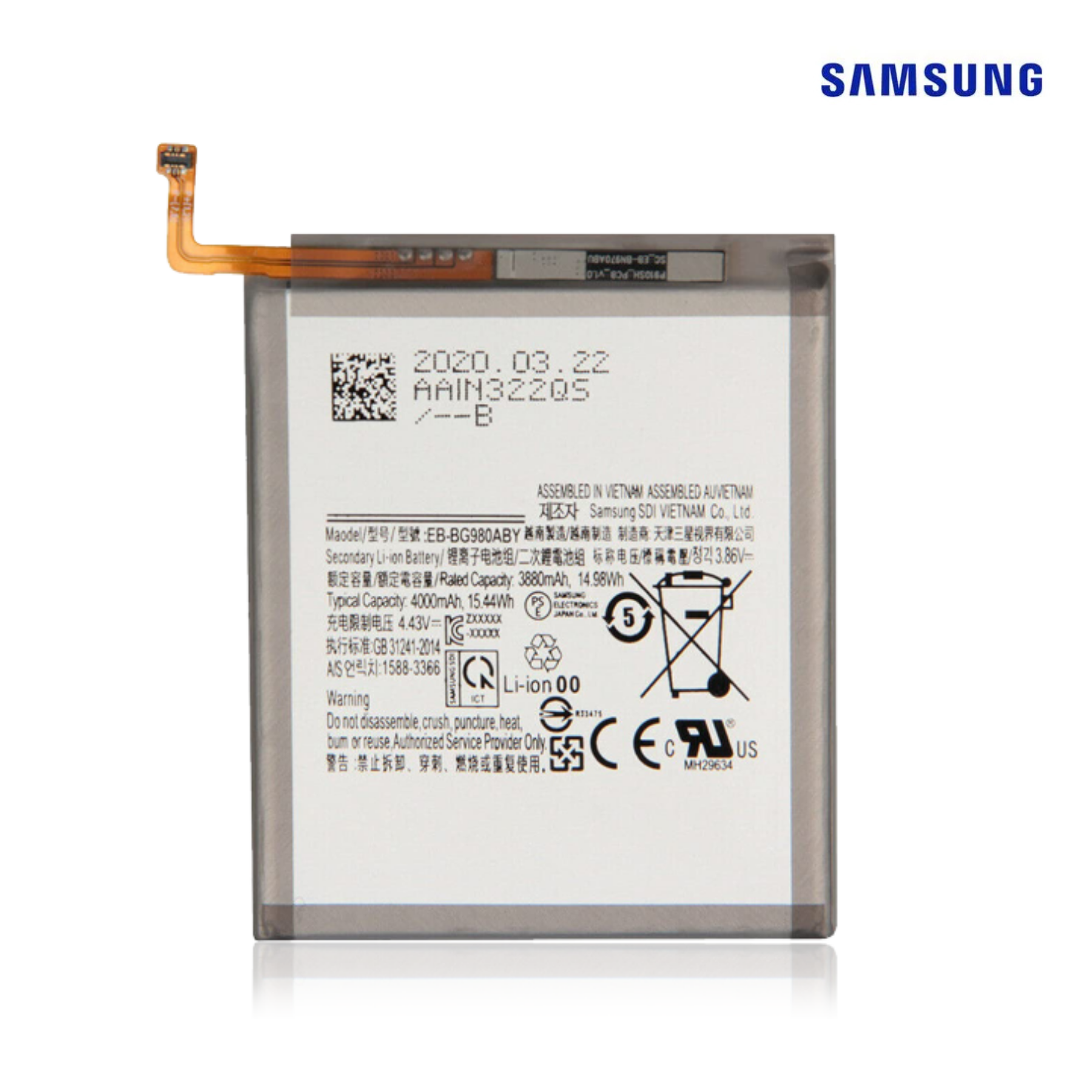 S10 BG973ABU 3400mAh BATTERY SERVICE PACK